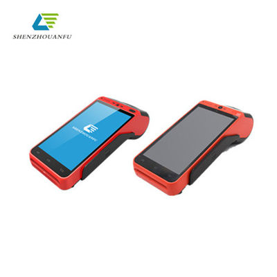 Mini processeur terminal imperméable de noyau de quadruple de position avec la batterie 3000mAh