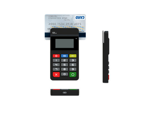 Certificat tenu dans la main des dispositifs 60mm EMV de position de lecteur de cartes de visa avec la fente de 2 PSAM