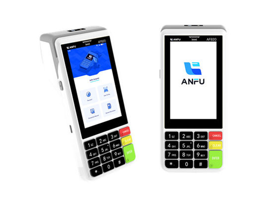 ANFU AF820 Appareil de point de vente portable Android 13 avec scanner de code 4G / sans fil / WIFI