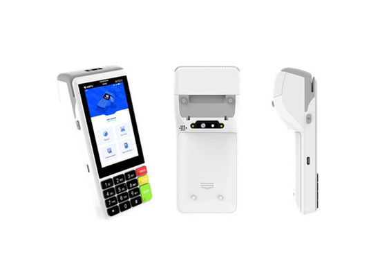 4 pouces Politiques dans le contrôle des impôts Smart POS portable Android POS Terminal avec imprimante de reçus thermiques 58 mm