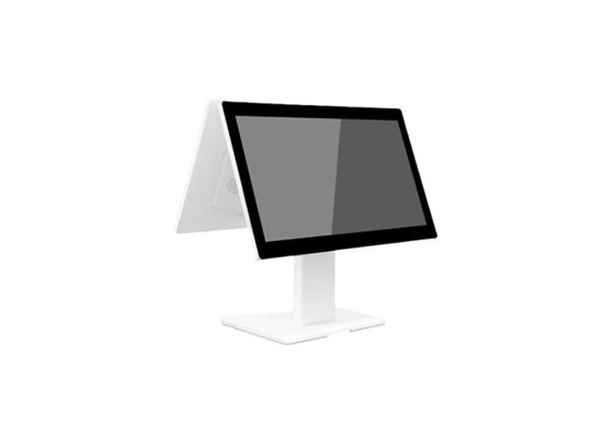 Terminal de point de vente Android tout-en-un 15.6'' double écran tactile Restaurant/registre de trésorerie/catering/imprimante thermique