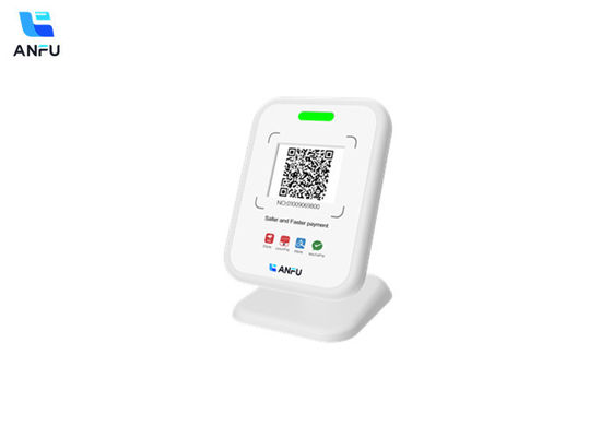 Système statique de paiement de la boîte audio du haut-parleur vocal avec code QR